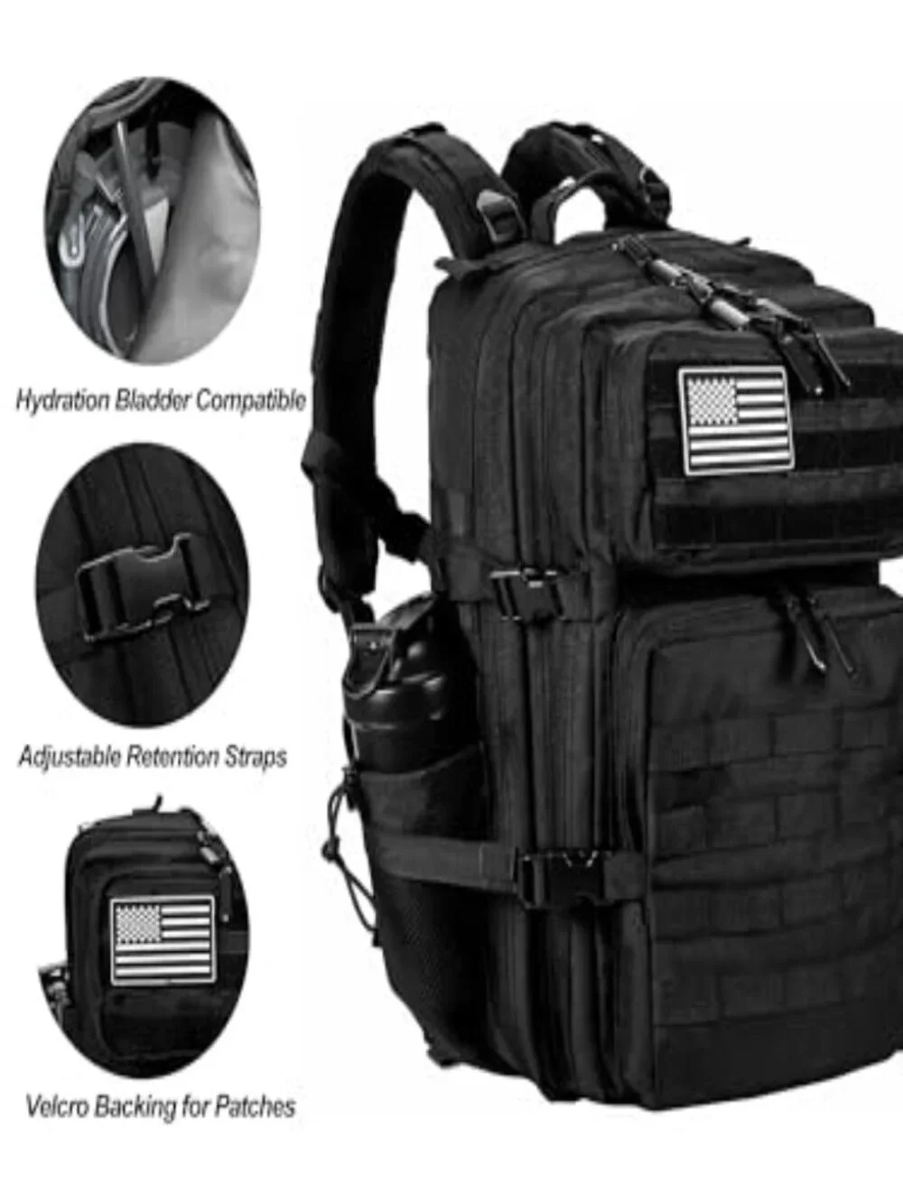 Military Tactical Backpack for Men and Women 45L